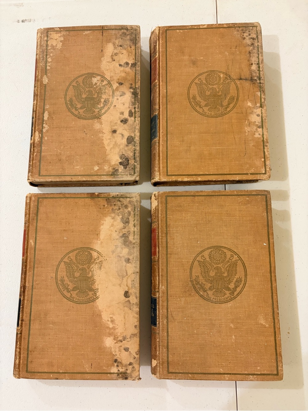 Vintage hardback books “Messages and Papers of the Presidents”